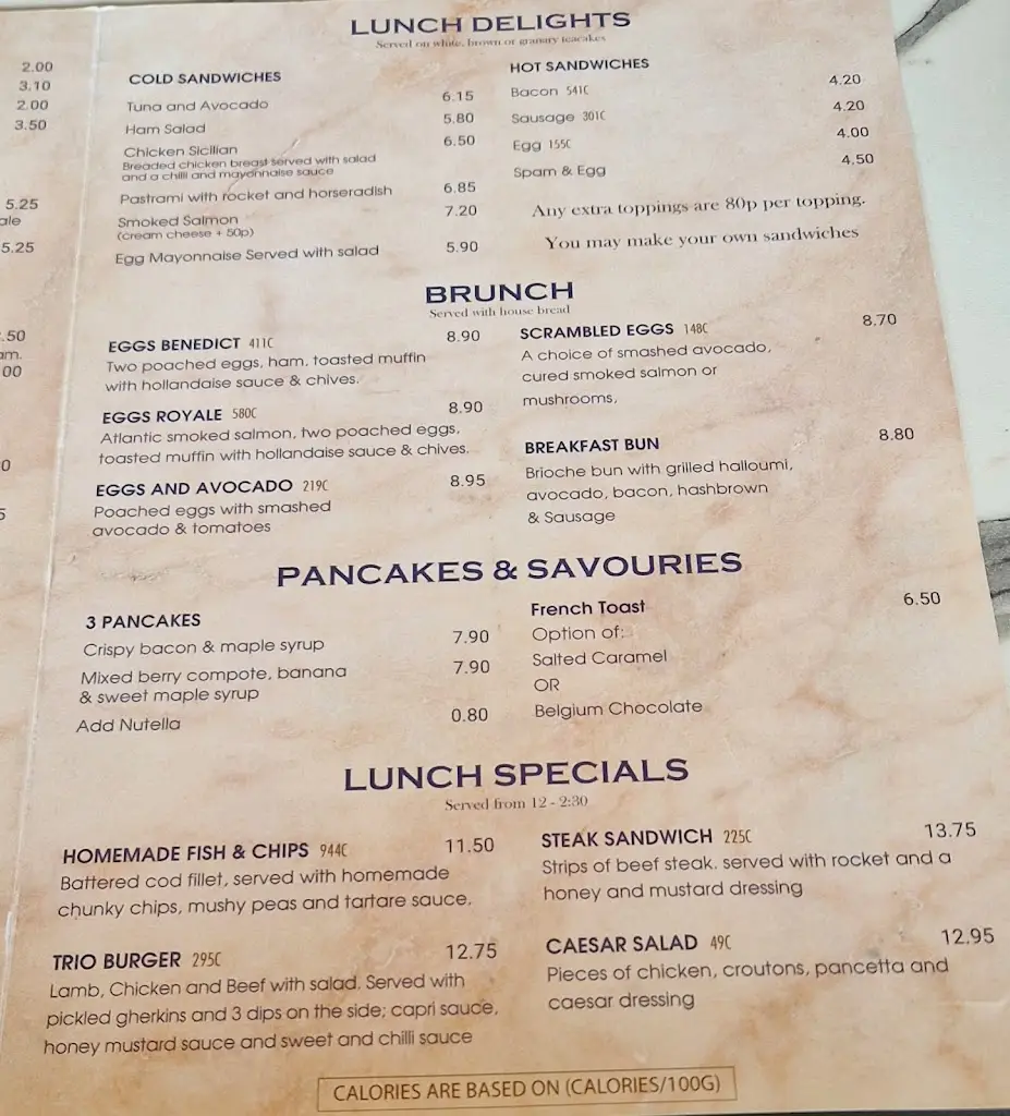 Menü_Capri @ The Vine_Wakefield_Bild_4