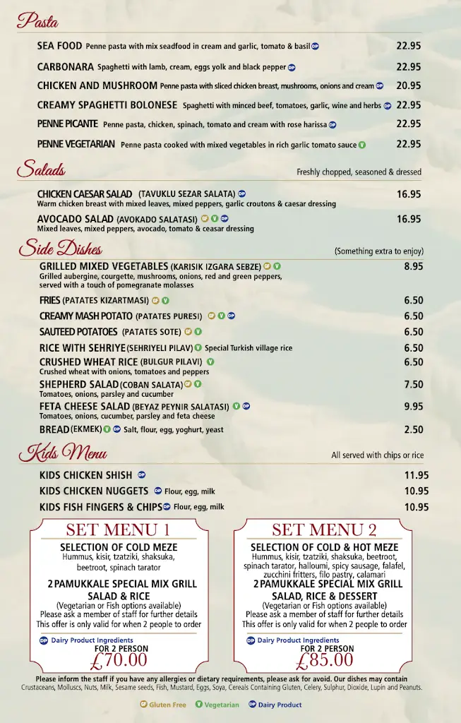 Menu_Pamukkale Restaurant_Beighton_image_1