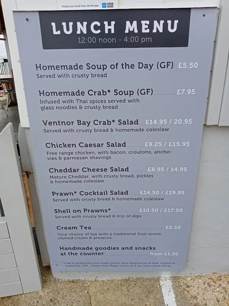Menu_The Beach Shack_Ventnor_image_1