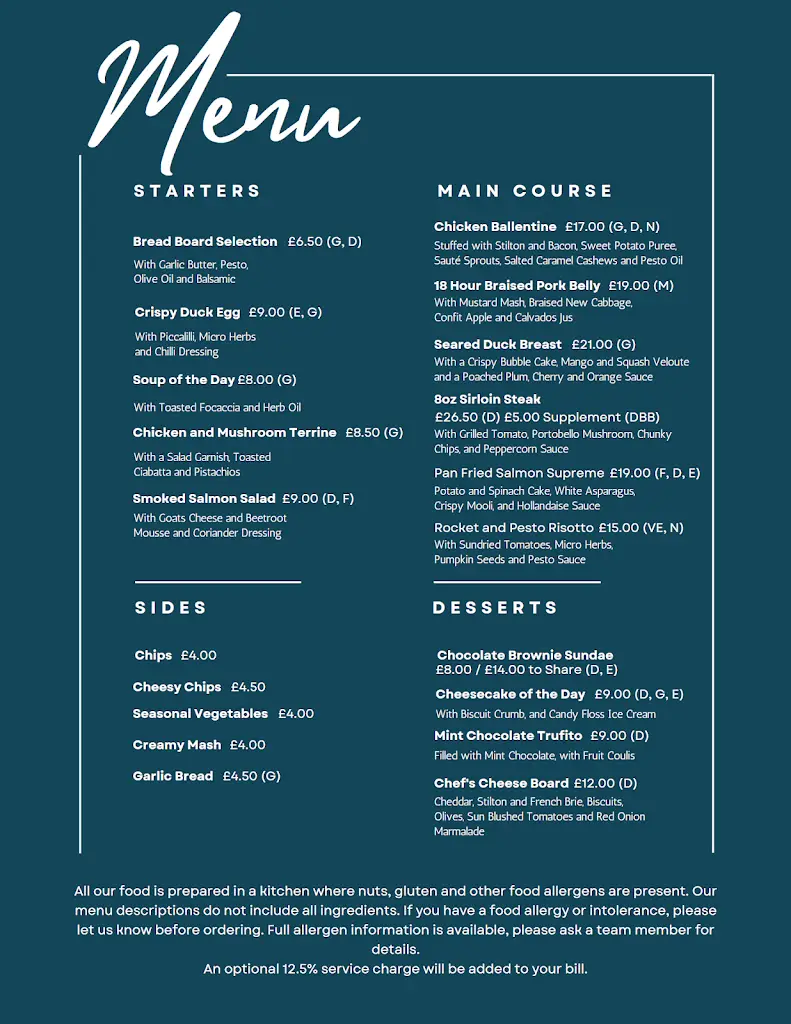 Menu_The Cedar Restaurant_Walberton_image_2