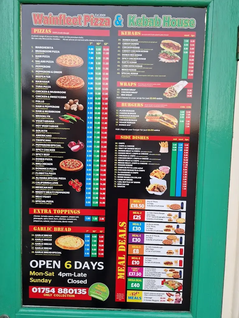 Menu_Wainfleet Kebab House_Wainfleet All Saints_image_2