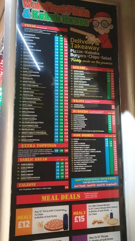 Menu_Wainfleet Kebab House_Wainfleet All Saints_image_4