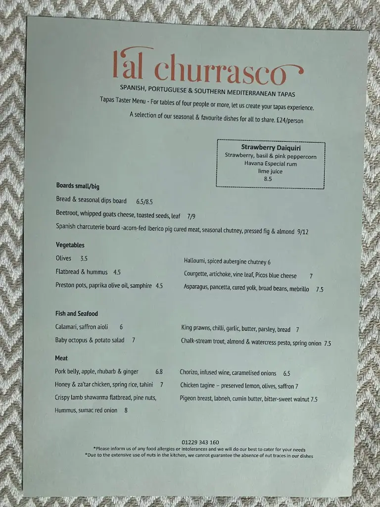 Menü_L'al Churrasco_Ulverston_Bild_3