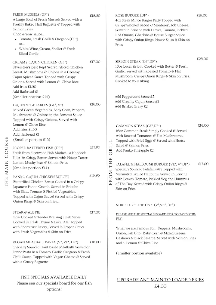 Menu_Rose & Crown_Ulverston_image_2