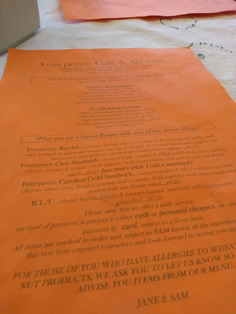 Menu_The Fourpence Cafe & Shop_Ulverston_image_3