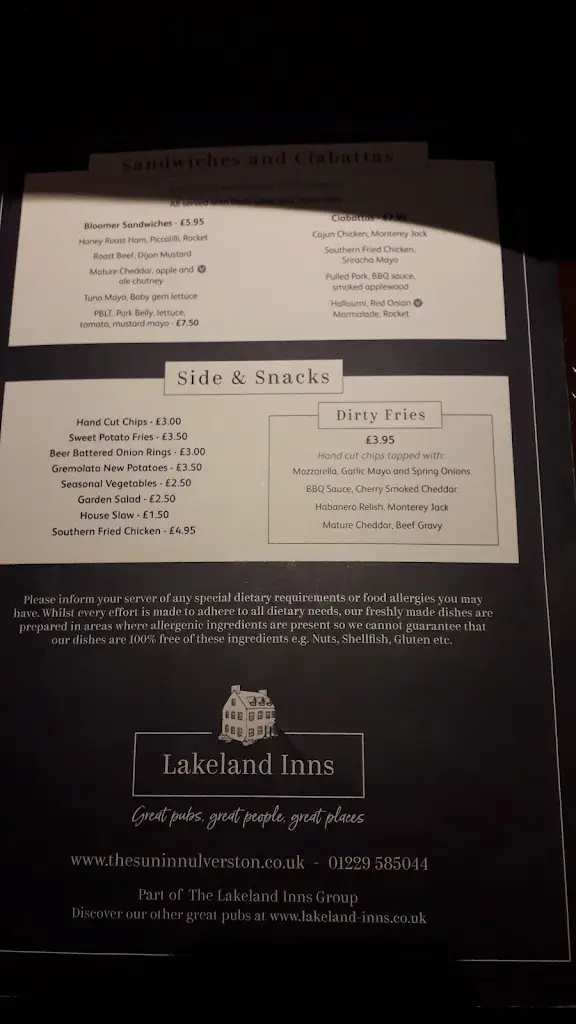 Menu_The Sun Inn_Ulverston_image_3