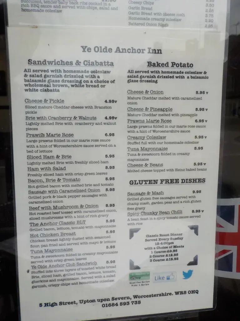 Menu_Ye Olde Anchor Inn_Upton_image_2