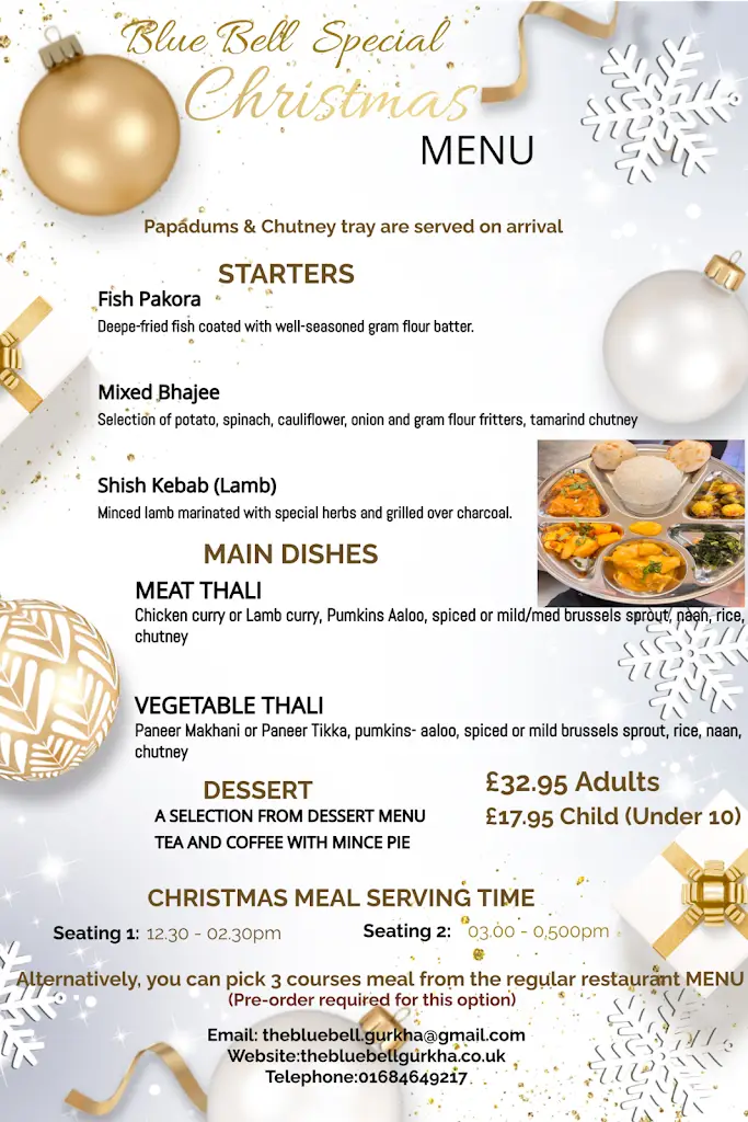 Menu_The Blue Bell Pub and Gurkha  Restaurant_Upton_image_2