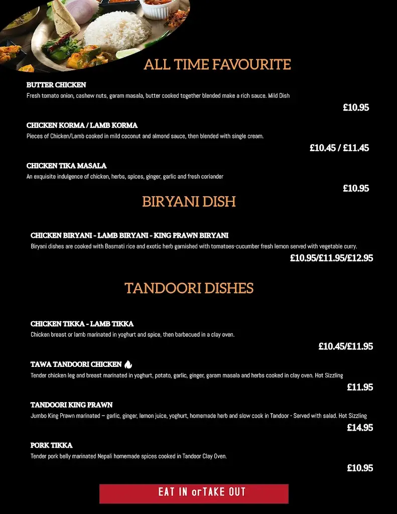 Menu_The Blue Bell Pub and Gurkha  Restaurant_Upton_image_3