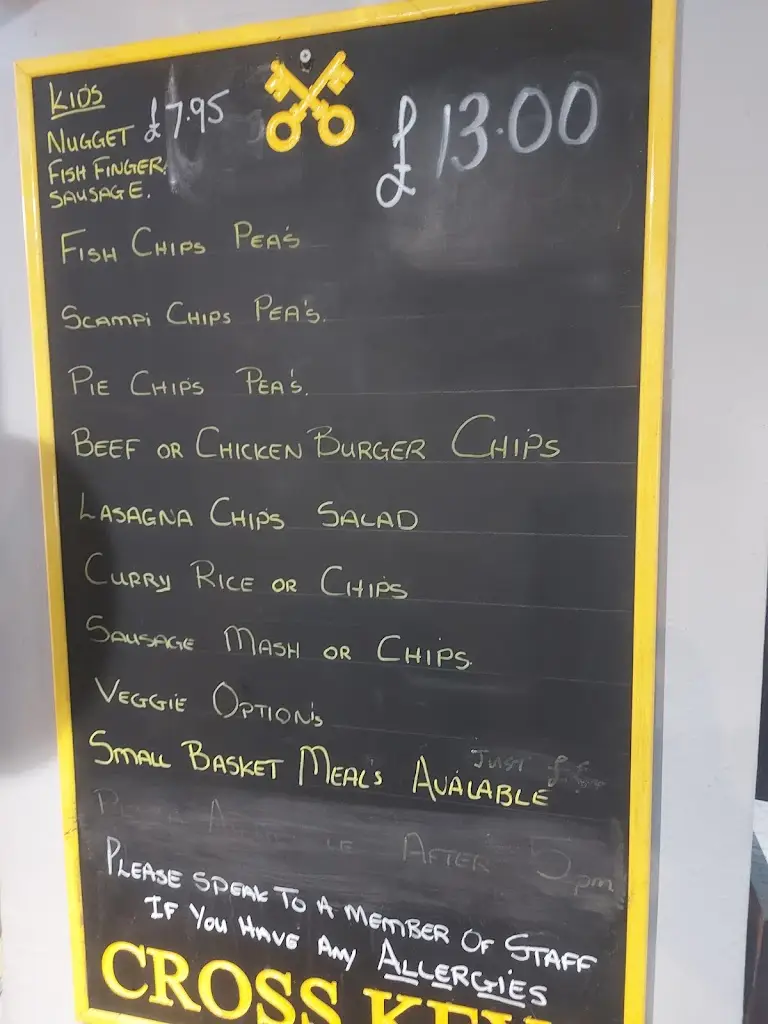 Menu_The Cross Keys_Upton_image_1