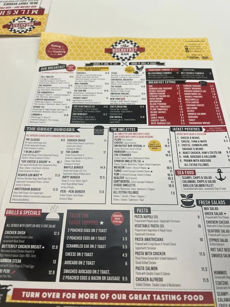 Menu_The Breakfast Bar_Waltham Cross_image_2