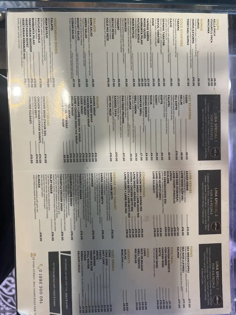 Menu_Lina Ocakbasi Restaurant & Meze Bar_Waltham Cross_image_2