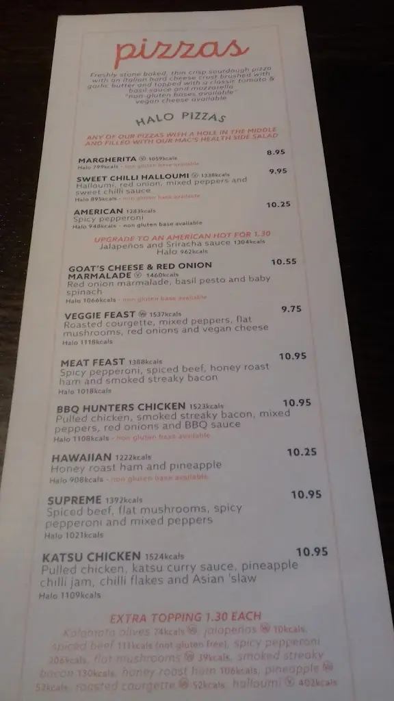Menu_The Vine_Waltham Cross_image_1