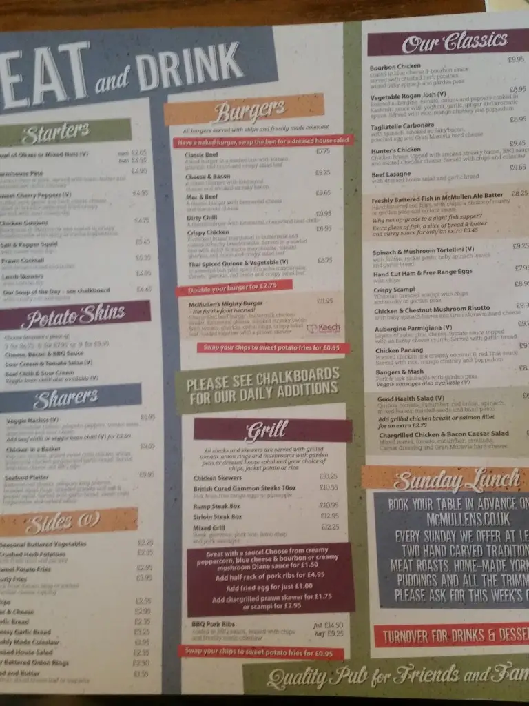 Menu_The Vine_Waltham Cross_image_2