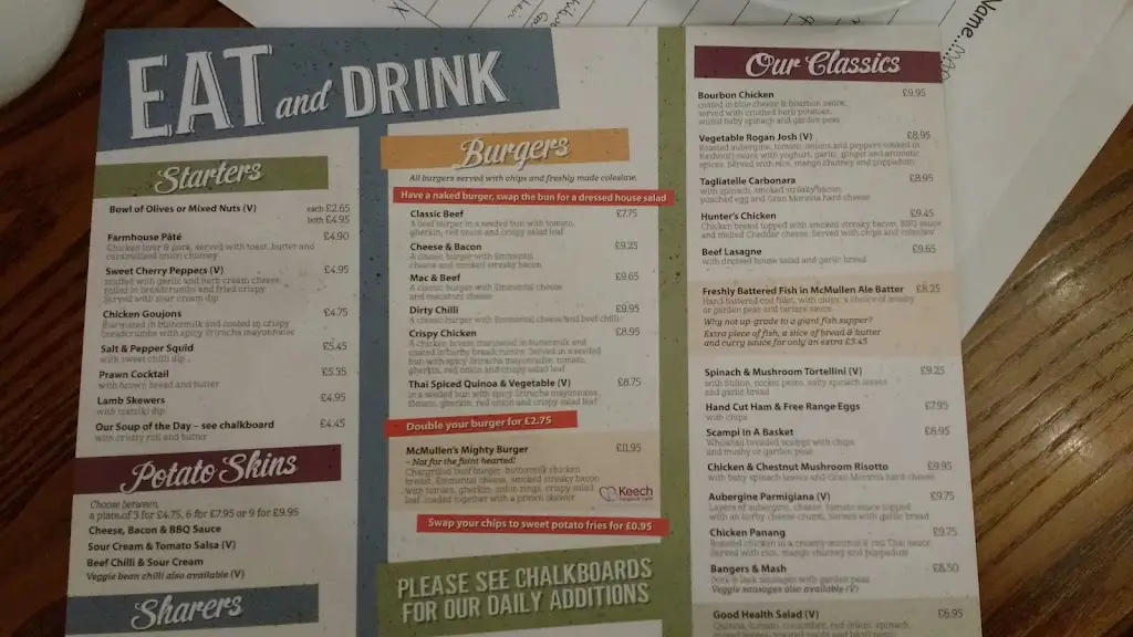 Menu_The Vine_Waltham Cross_image_3