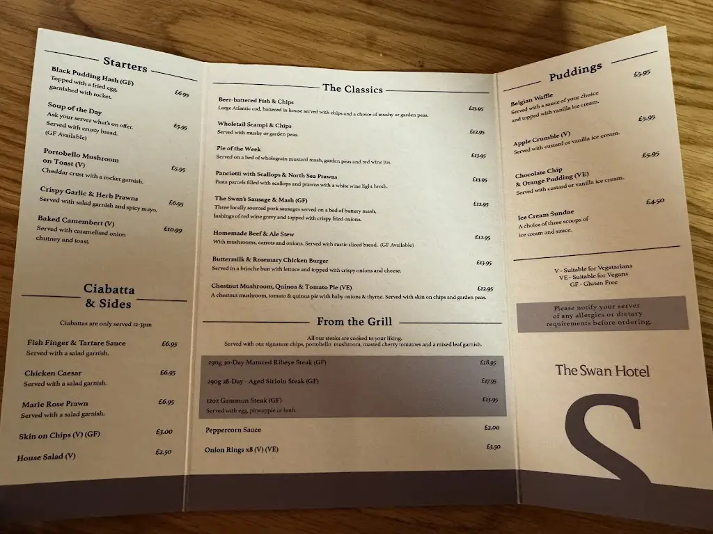 Menu_Swan Hotel Upton on Severn_Upton upon Severn_image_3