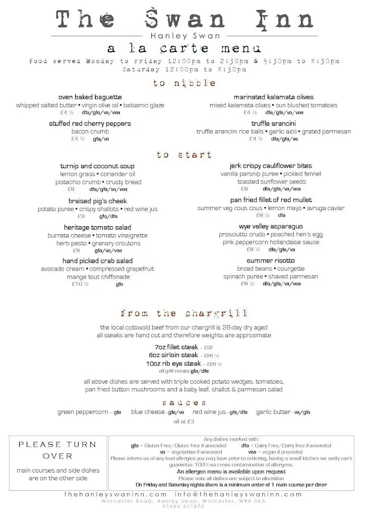 Menu_The Swan Inn_Upton upon Severn_image_3