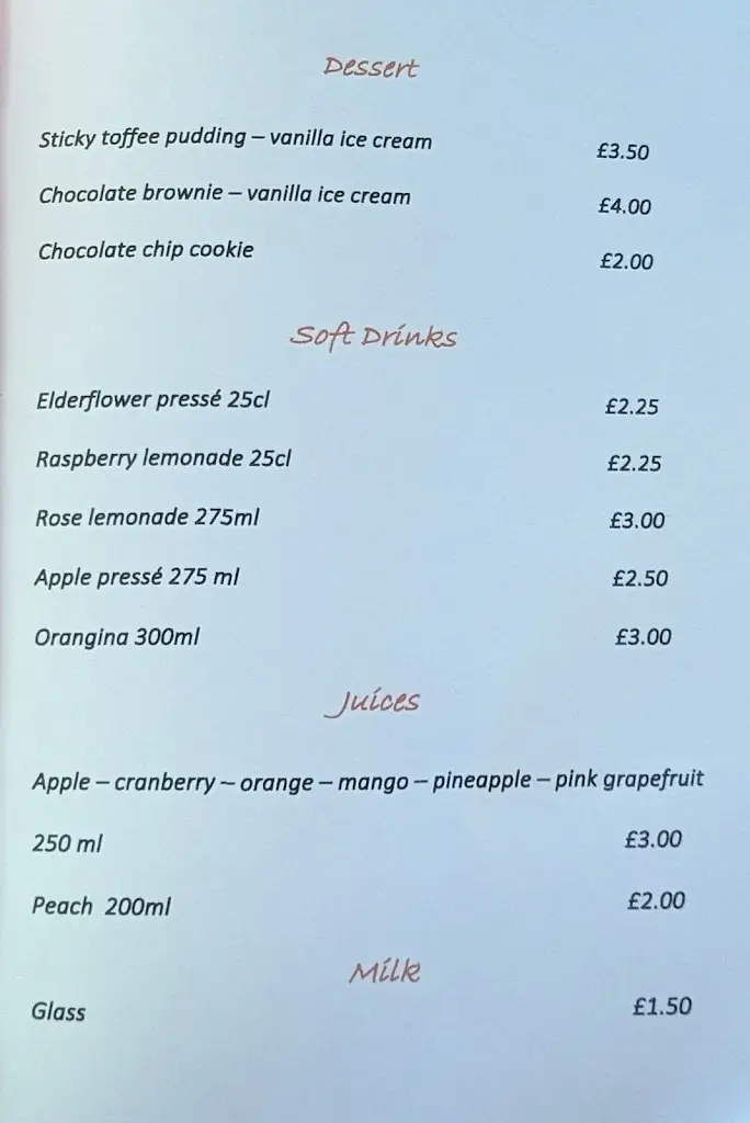 Menu_The Inn at Welland_Upton upon Severn_image_2