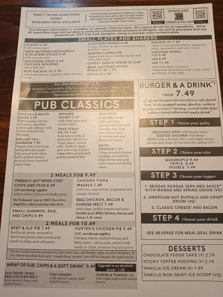 Menu_The Green House Belper_Belper_image_1