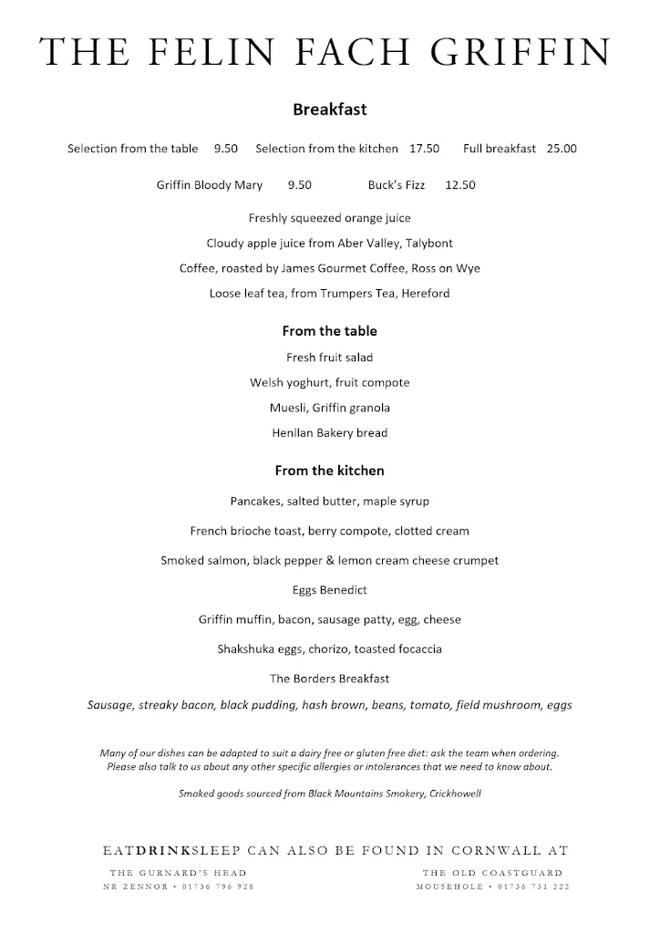 Menu_The Felin Fach Griffin_Wales_image_1