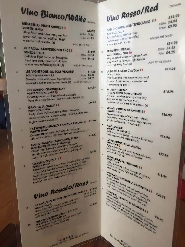 Menu_La Calabria_Wales_image_4