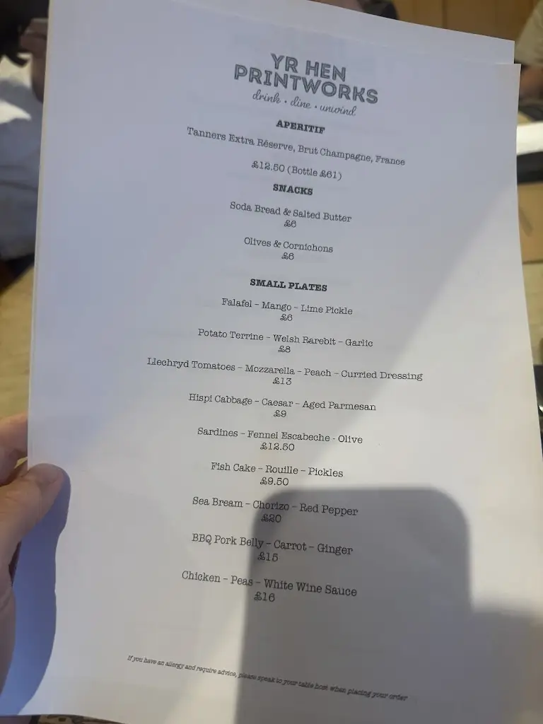 Menu_Yr Hen Printworks_Wales_image_3