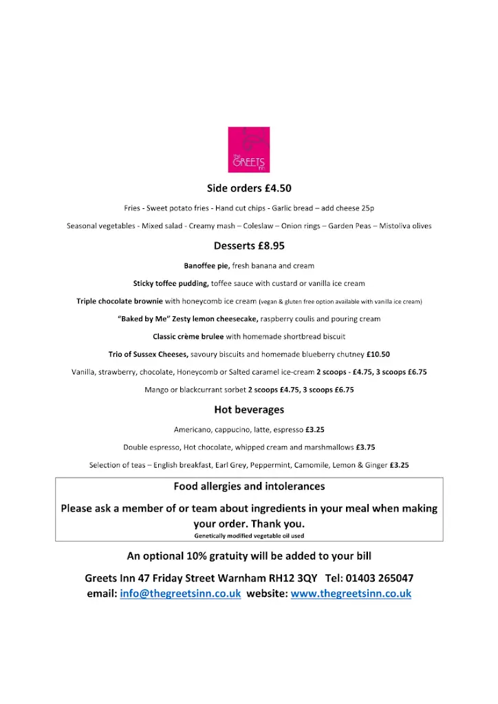 Menu_The Greets Inn_Warnham_image_1