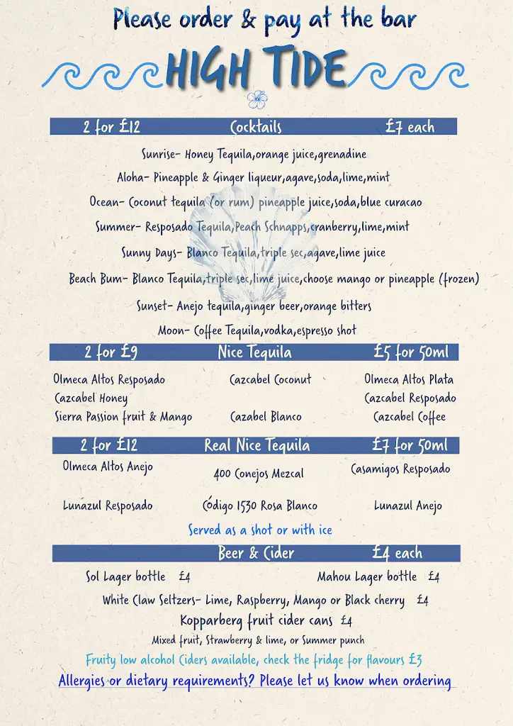 Menu_High Tide_Walton-on-the-Naze_imagen_1