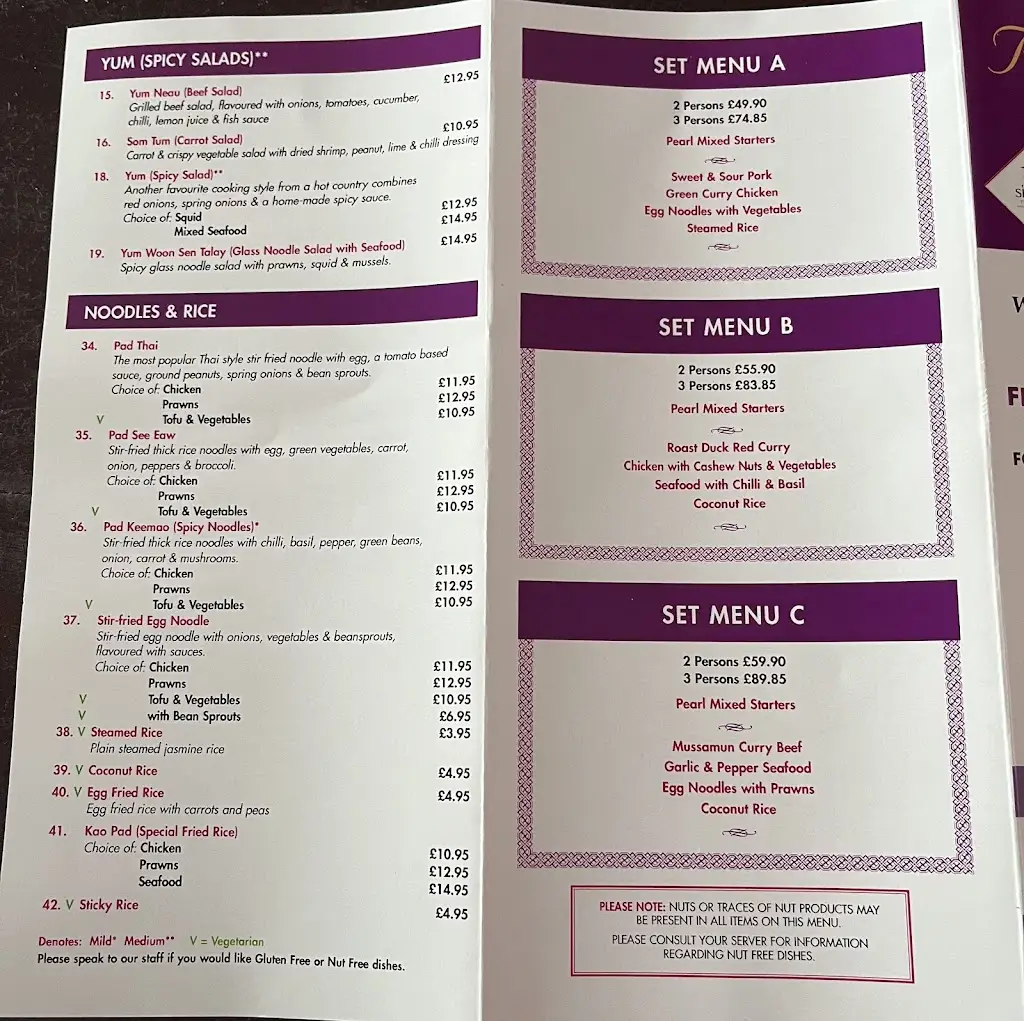 Menu_Pearl of Samui Thai Restaurant_Walton-on-the-Naze_immagine_2