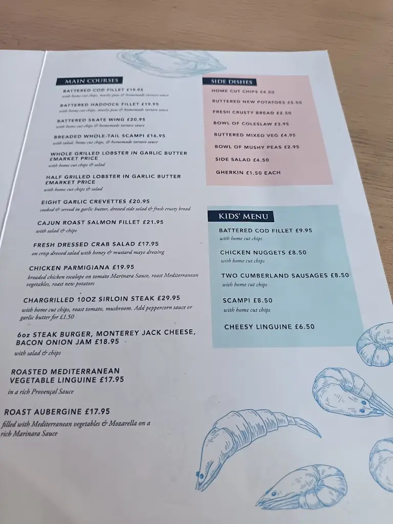 Menu_Harbour Lights Seafood Restaurant_Walton-on-the-Naze_image_1