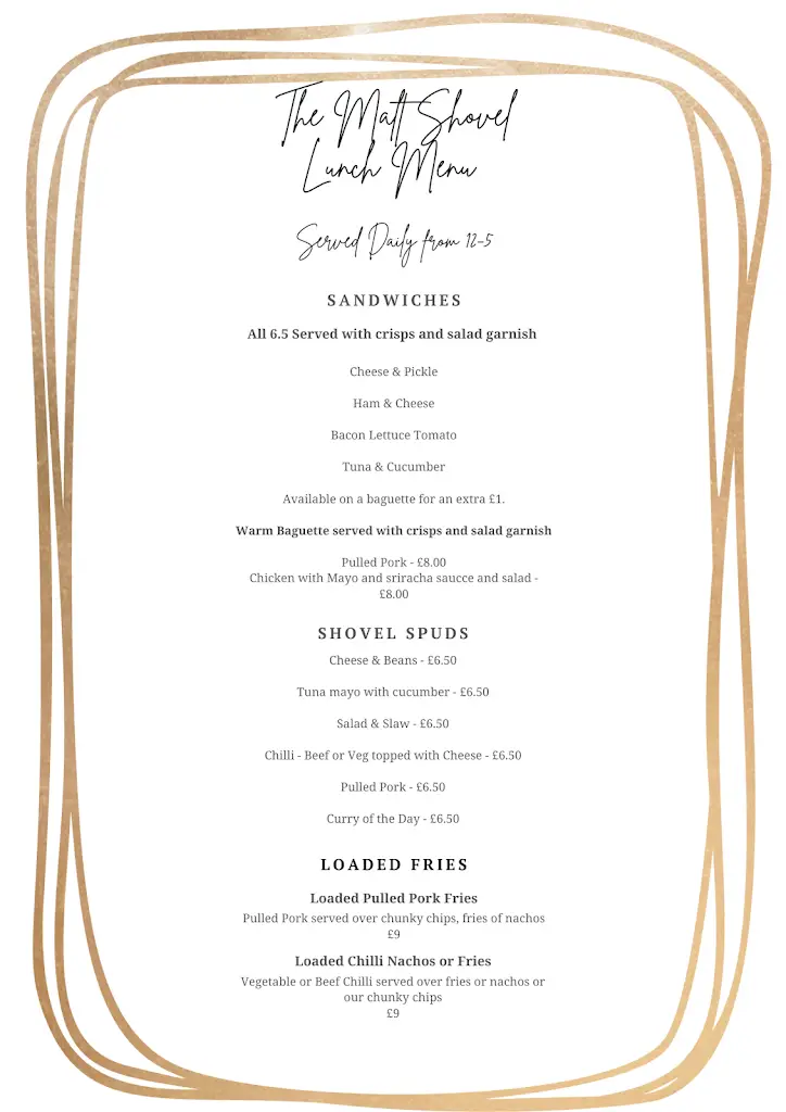 Menu_The Malt Shovel_Warton_image_1