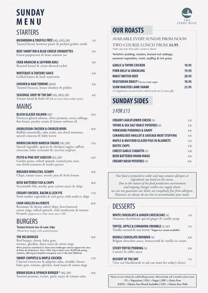 Menu_The Ferry Boat - Pub & Kitchen_Washingborough_image_2