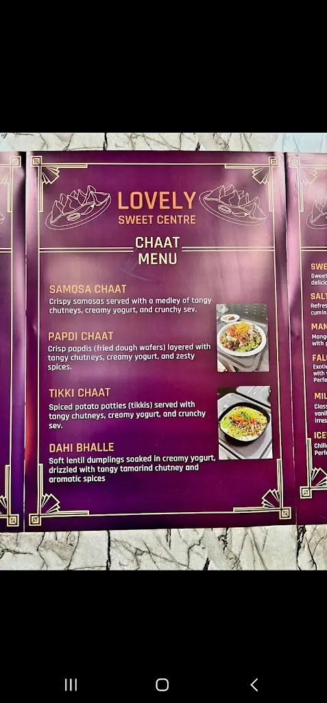 Menu_Lovely Sweet Centre_Walsall_image_2