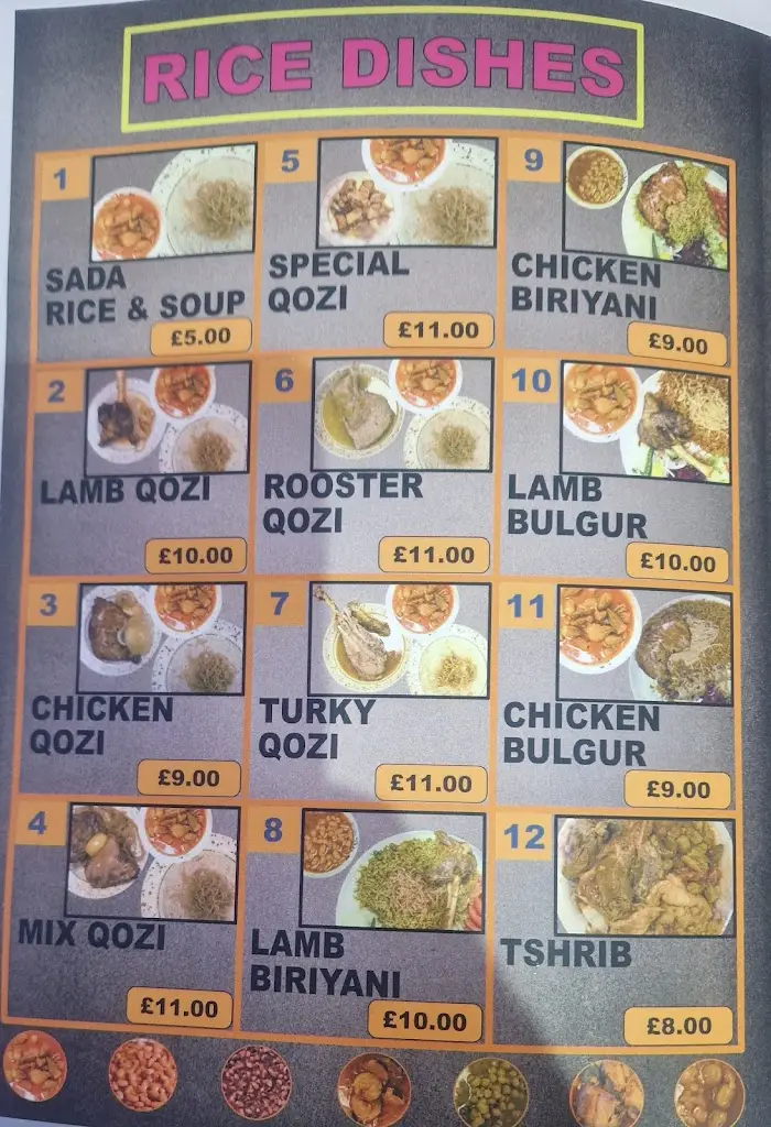Menu_Azad's Kurdish Restaurant_Walsall_imagen_2