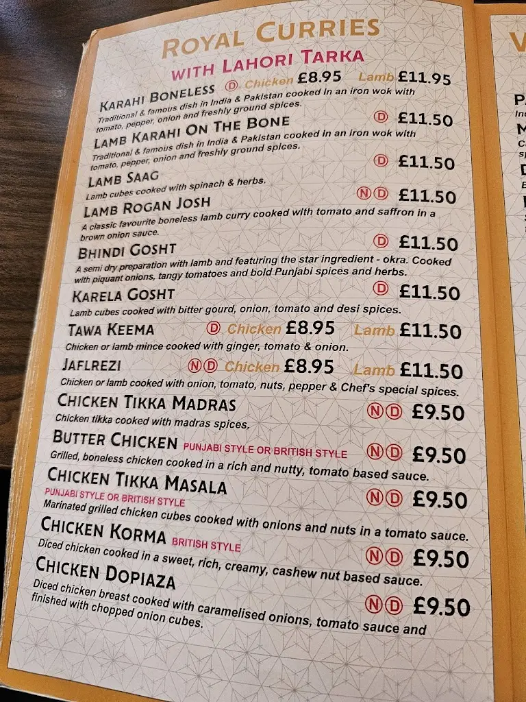 Menu_Royal Punjab Restaurant_Walsall_image_3