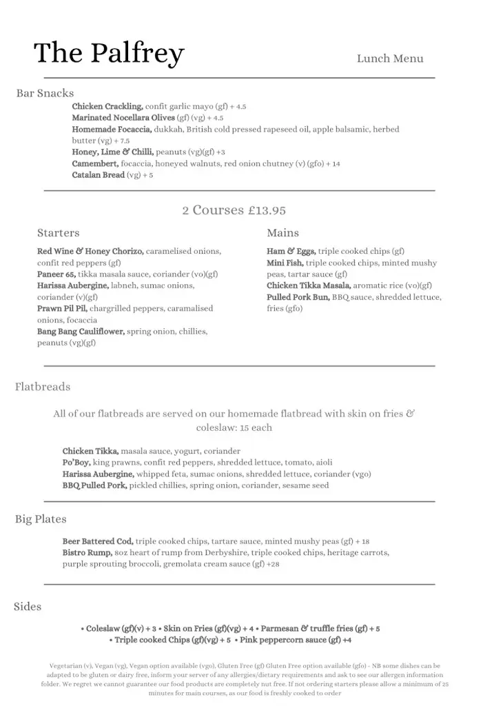 Menu_The Palfrey At New Inn_Belper_image_3
