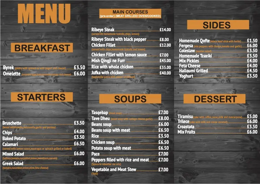 Menu_Illyrian Bar & Mediterranean Restaurant_Walsall_image_1