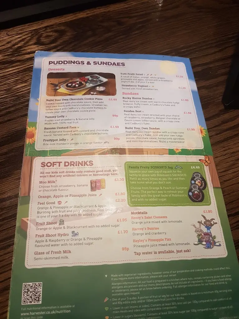 Menu_Harvester George Stephenson_Walsall_image_3