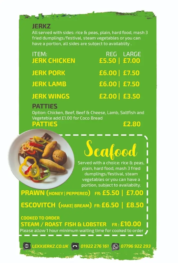 Menu_Lexx Jerkz Bar & Grill_Walsall_image_3