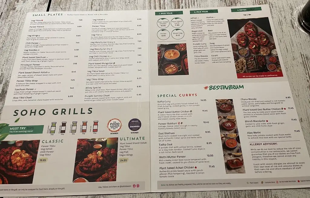 Menu_Soho Tavern Walsall_Walsall_image_3