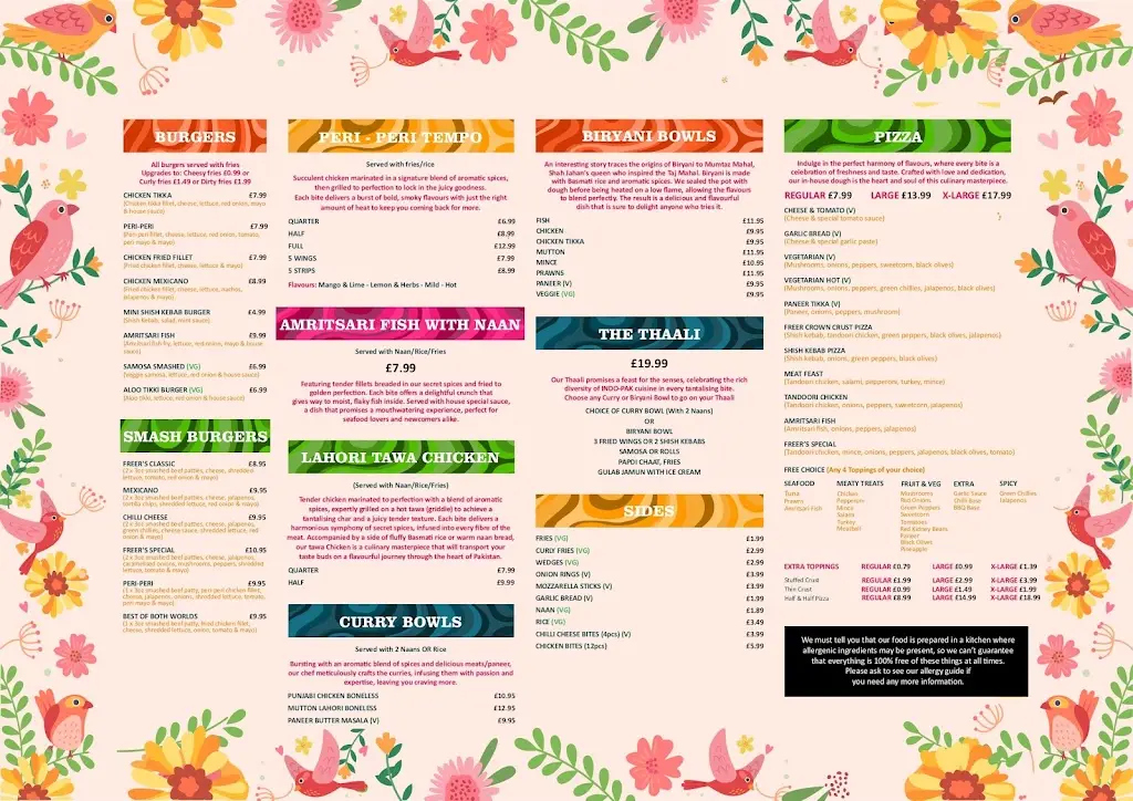 Menu_Freer Street Kitchen_Walsall_image_1