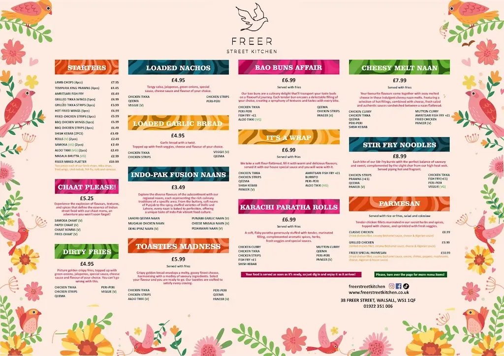 Menu_Freer Street Kitchen_Walsall_image_2