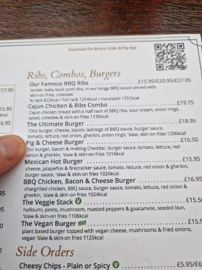 Menu_The Horseshoe_Warlingham_image_3