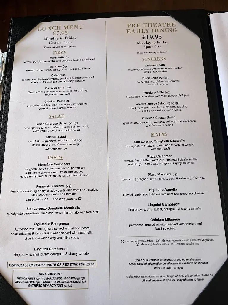 Menu_San Lorenzo Restaurant Warrington_Warrington_image_3