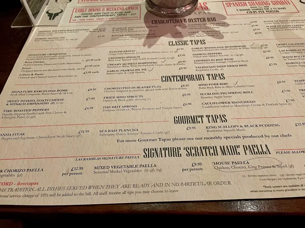 Menu_Las Ramblas Wine & Tapas_Warrington_image_1