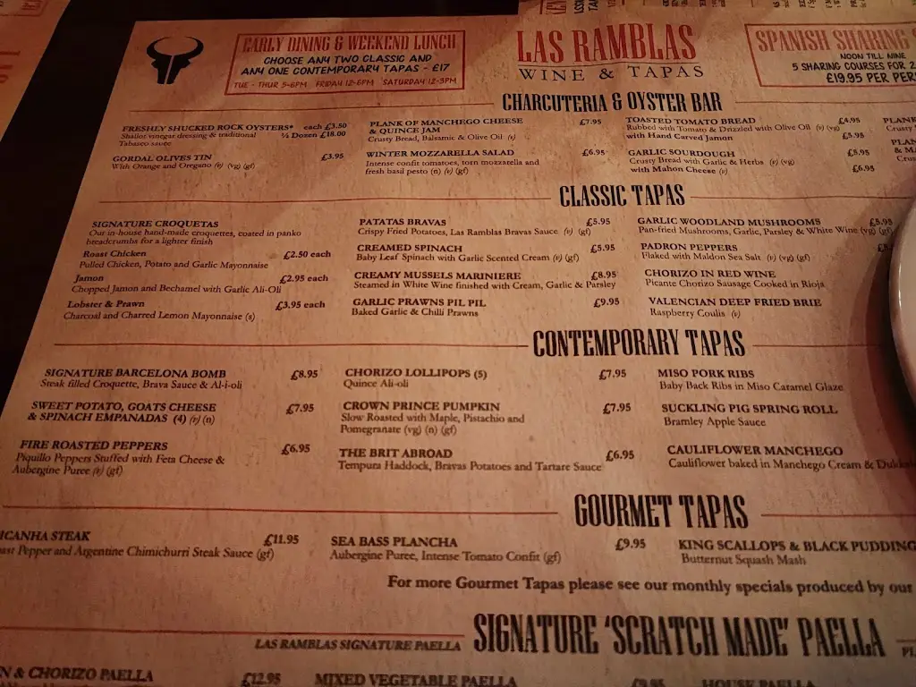 Menu_Las Ramblas Wine & Tapas_Warrington_image_2