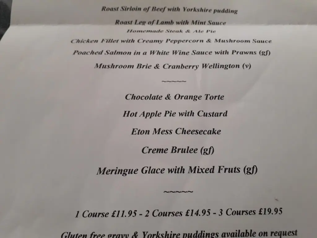 Menu_The Bluebell Inn_Belper_immagine_2