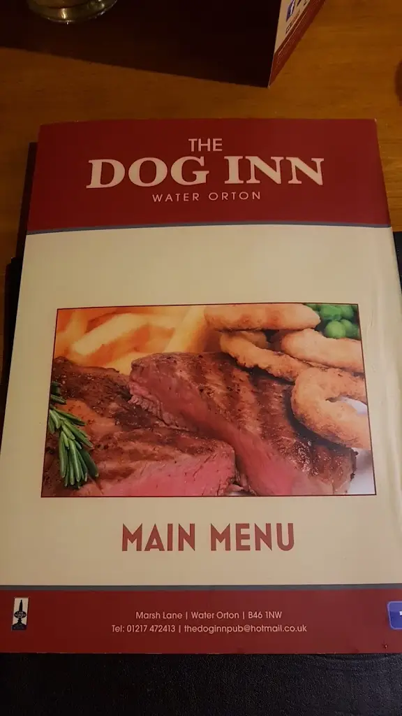 Menu_The Dog Inn_Water Orton_image_2