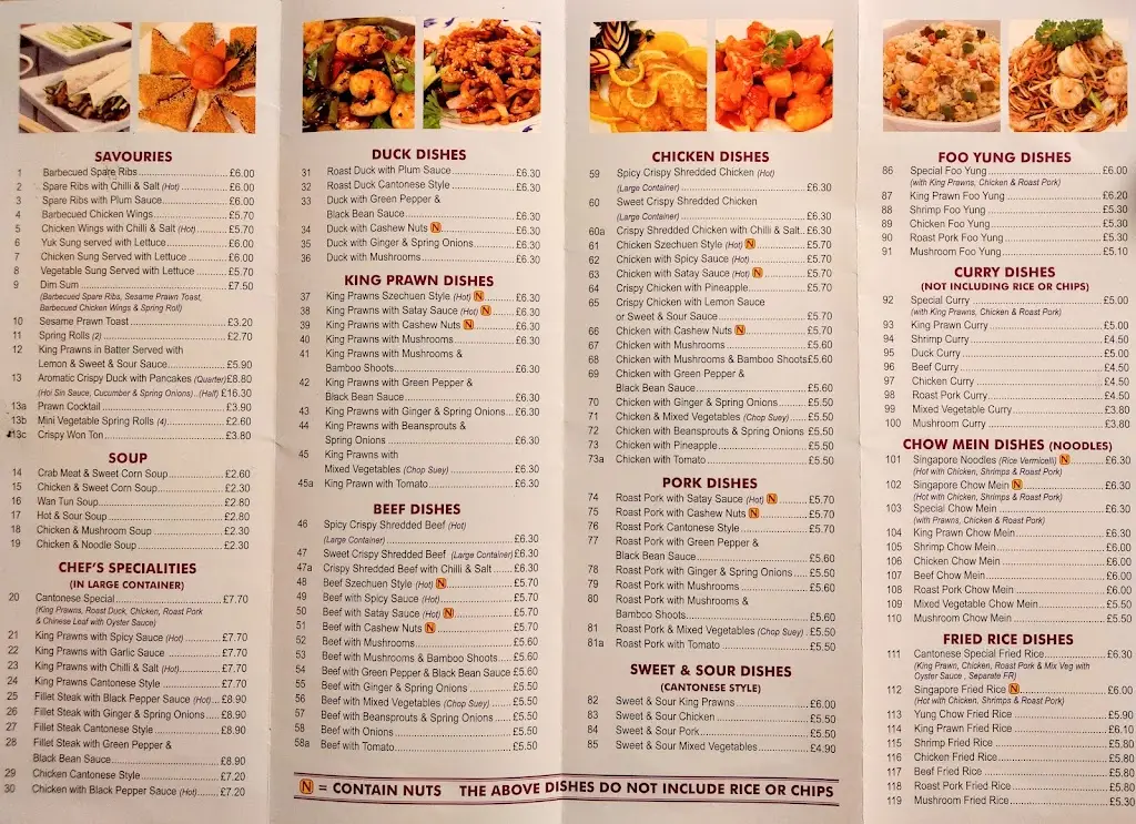 Menu_The Village Cantonese_Water Orton_image_2