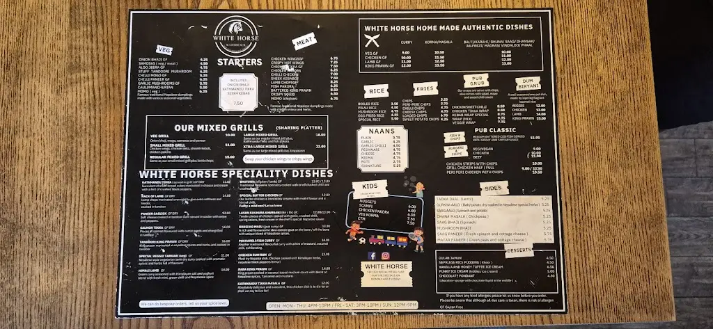 Menu_The White Horse_Waterbeach_image_4